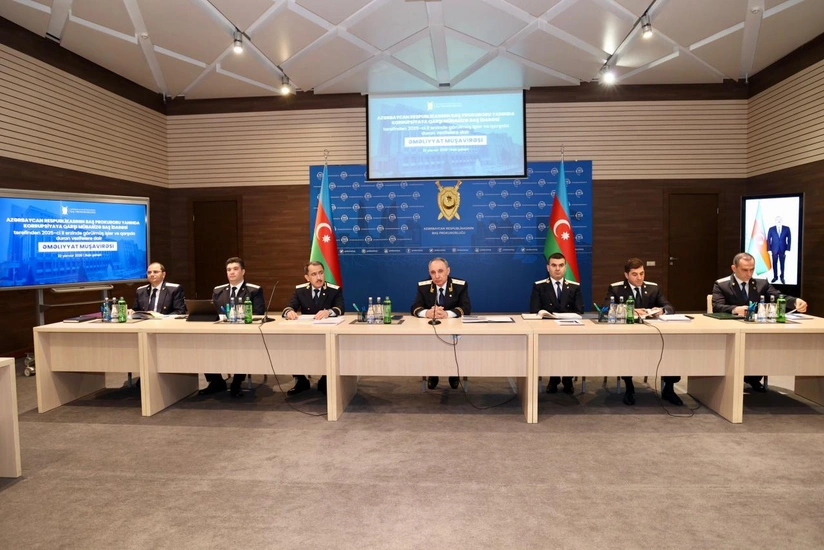 Korrupsiyaya qarsi Mubarize Bas Idaresinde oten ilin yekunlarina dair emeliyyat musaviresi kecirilib