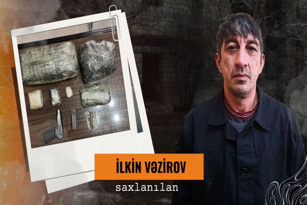 Goycayda narkotik satisi ile mesgul olan silahli sexs saxlanilib