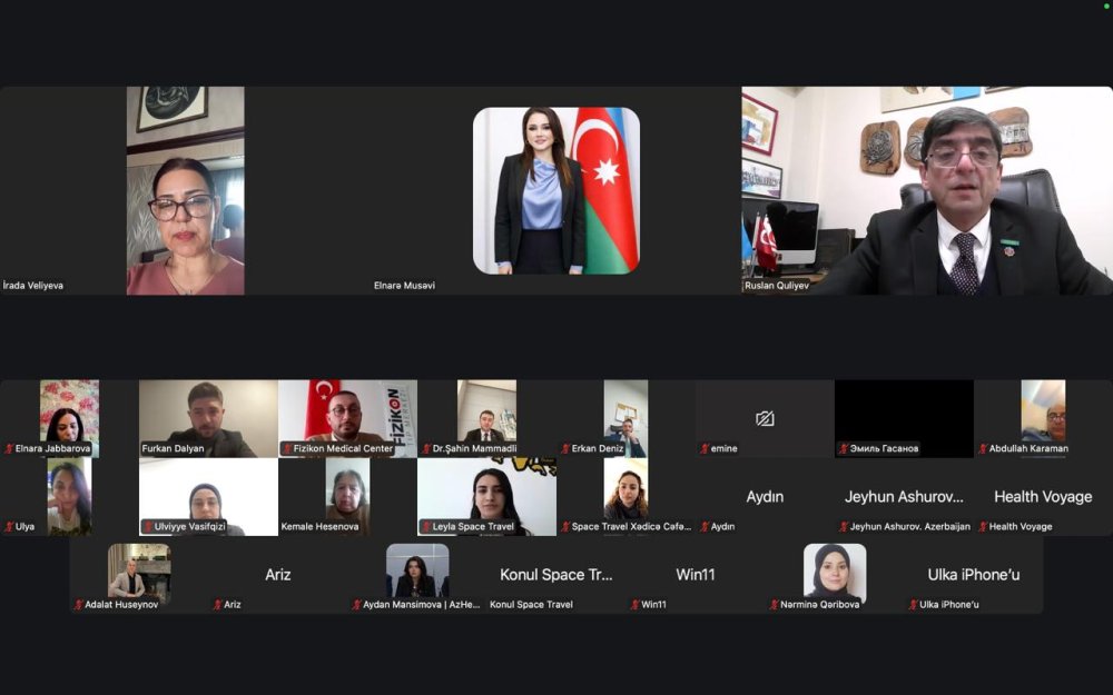 Azerbaycan&ndash;Turkiye Saglamliq Turizmi uzre Onlayn Konfrans-Gorus Kecirilmisdir