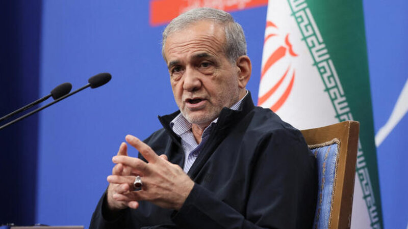 Mesud Pezeskian etiraz aksiyalari ile bagli cagiris etdi