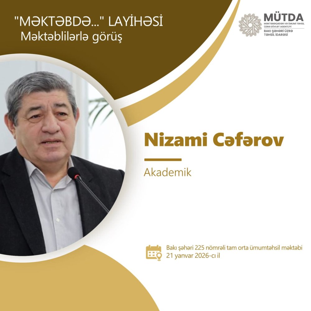 Akademik mekteblilerle gorusecek