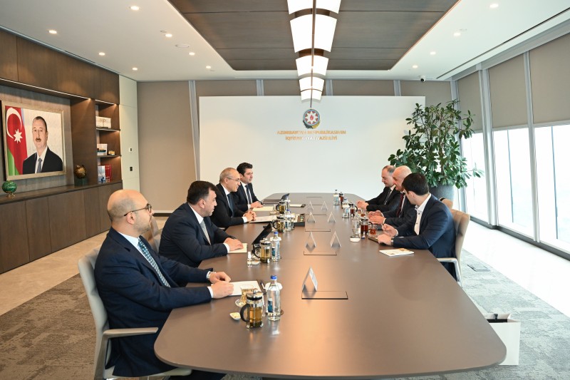 Mikayil Cabbarov Sezar Cocelli ile gorusdu