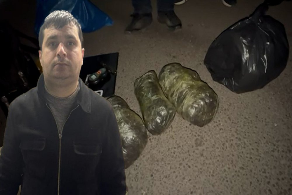 Bakida 5 kq narkotiki satmaq isteyen sexs tutulub- VIDEO