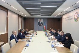 Ceyhun Bayramov Sudanin XIN bascisinin muavinini qebul edib