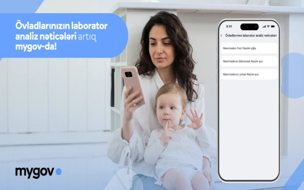 Valideynler ovladlarinin laborator analiz neticelerine &ldquo;mygov&rdquo;da&nbsp;baxa bilecekler