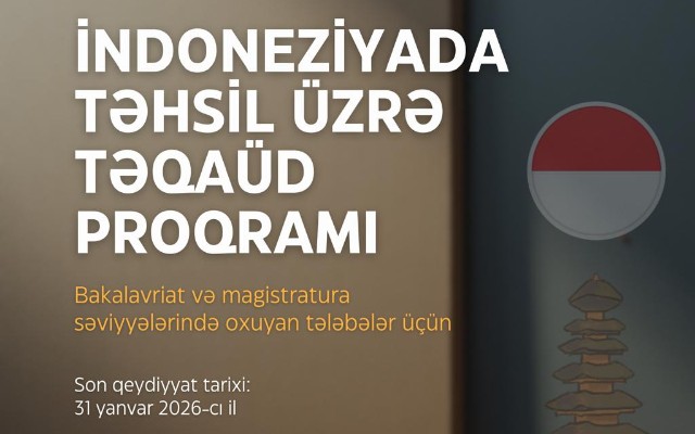 Indoneziyada tehsil almaq isteyenlerin NEZERINE