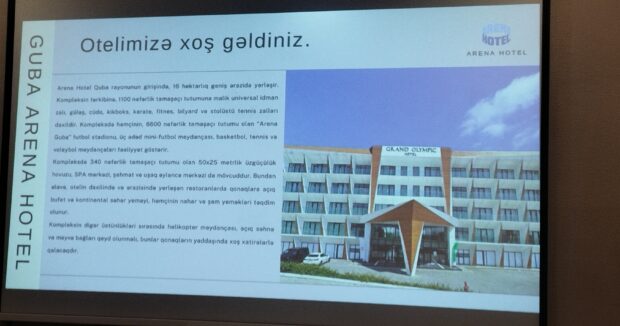 &ldquo;Arena Hotel Quba&rdquo;da&nbsp; teqdimat merasimi kecirilib-&nbsp;FOTOLAR