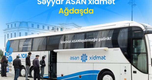 Seyyar ASAN xidmet Agdasda &ndash; FOTOLAR