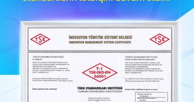 ASAN xidmet&rdquo; innovasiya idareetmesinde beynelxalq standartlarin tetbiqini davam etdirir